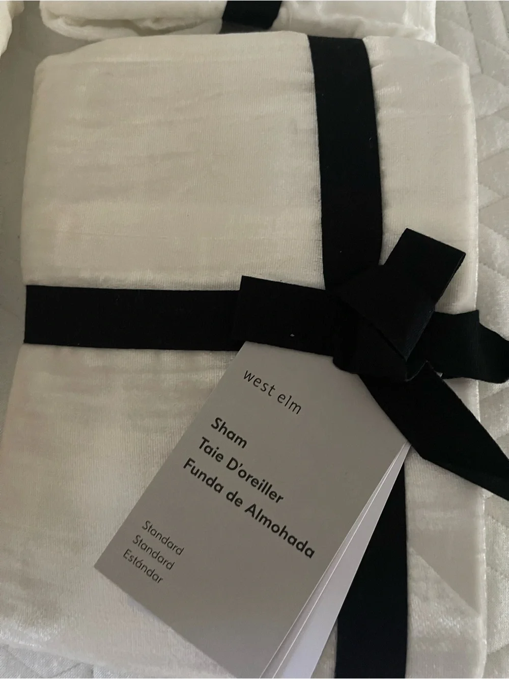 West Elm elegant cream